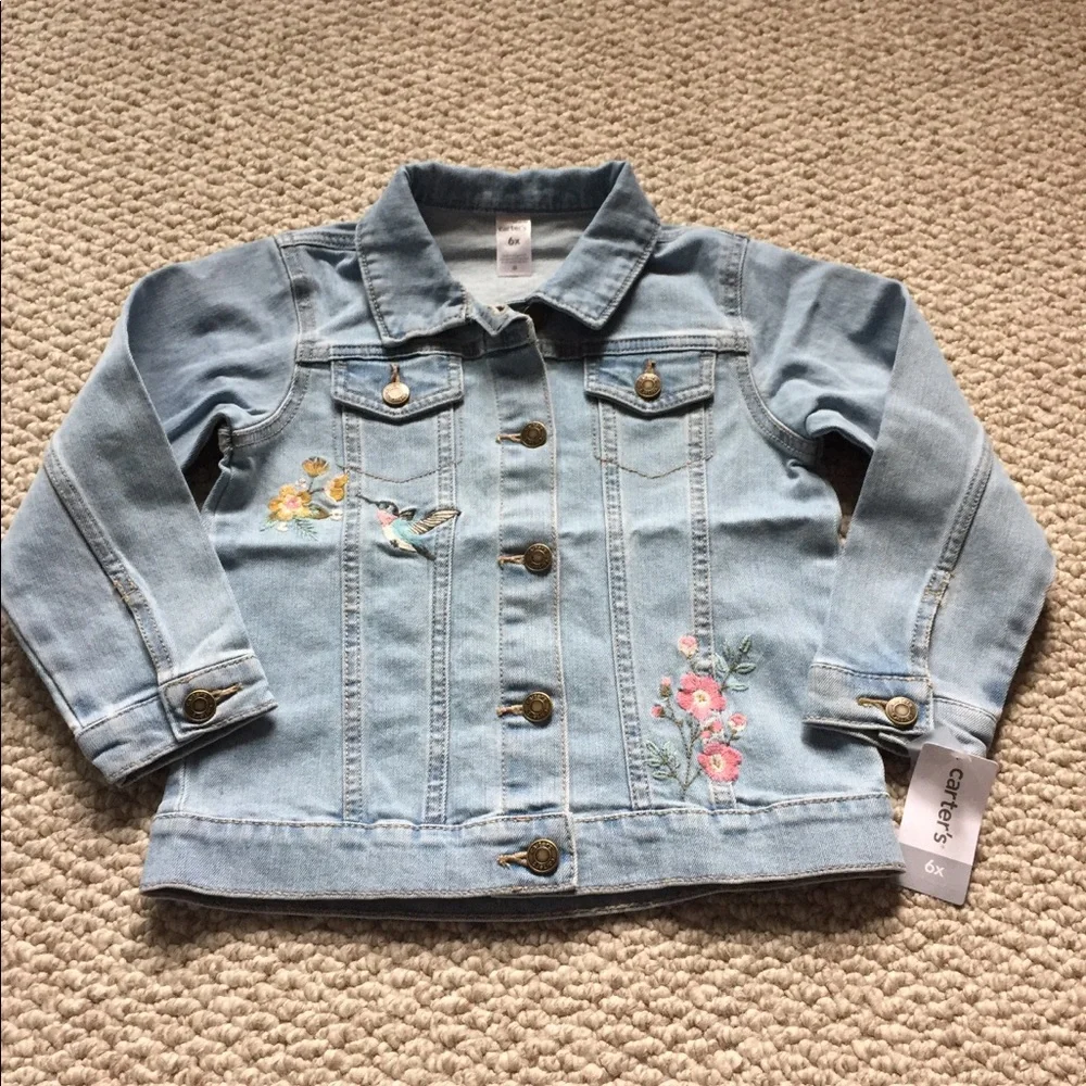 Girls jean jacket‎ size 6X